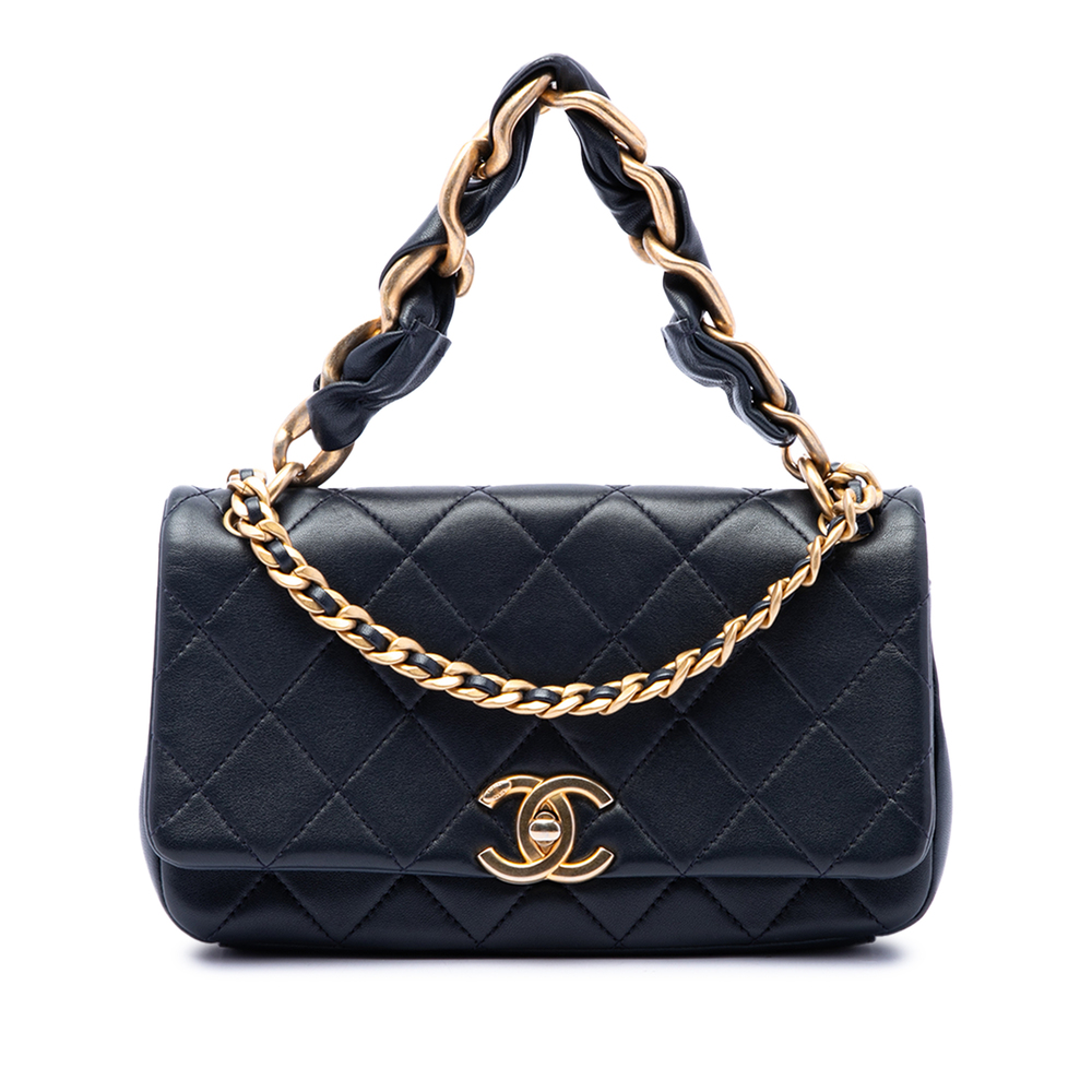 Pre-Loved Chanel Quilted Lambskin Chain is More Flap